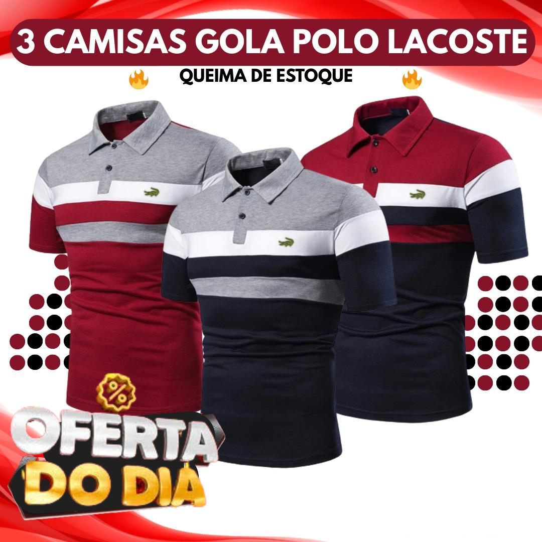 PROMOÇÃO DE 3 CAMISAS GOLO POLO!! QUEIMA DE ESTOQUE- ÚLTIMO DIA DE PROMOÇÃO